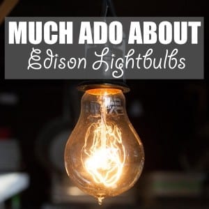 Much Ado About Edison Lightbulbs