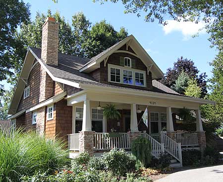 A Craftsman-style home that inspired my house design plans before I switched gears to a garage apartment.