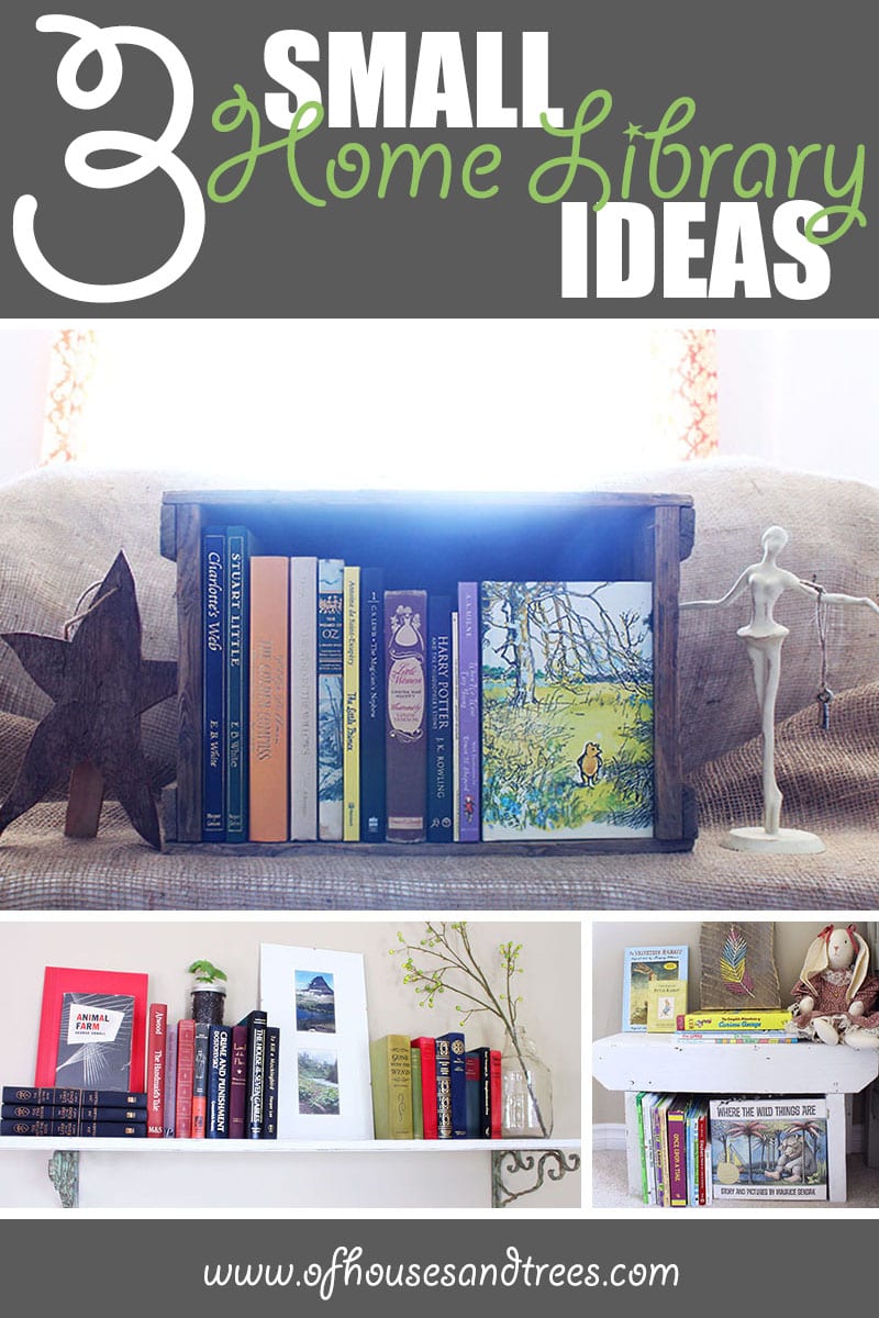 Small Home Library | Do you dream of a massive, multi-storied library? Me too! Do you have nowhere near the space? Me too. So try one of these small home library ideas instead.