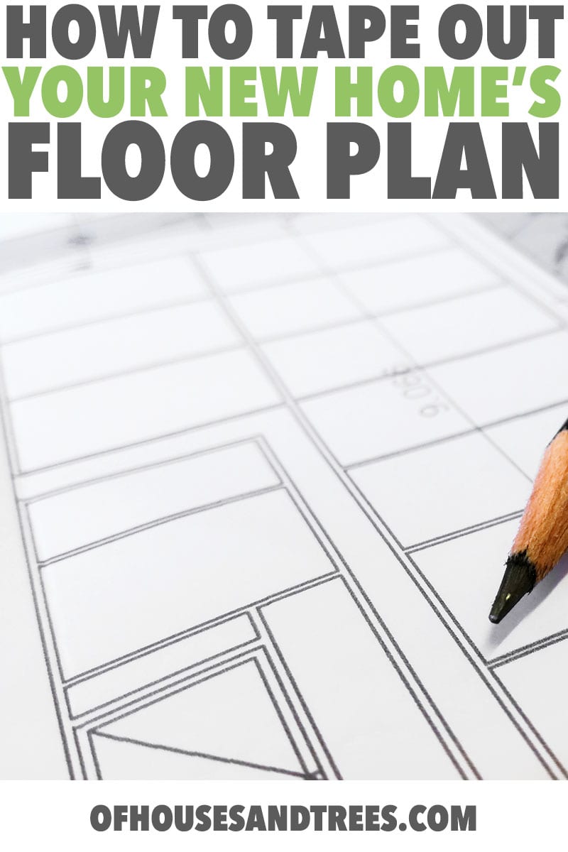 Laying Out a Floor Plan | Designing a house? What you see on paper and what you see in real life can be very different, which is why laying out a floor plan with tape is important.