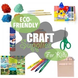 Craft supplies for kids are usually non-toxic, but that doesn't mean they're earth-friendly. Here are few non-toxic AND eco-friendly craft supplies.