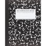 Green your school year by investing in eco-friendly school supplies such as this cleverly named decomposition book - made from 100% recycled materials.