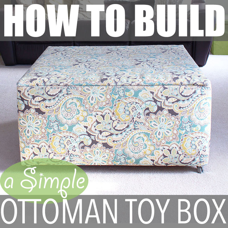 white ottoman toy box