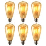 Eco-friendly lighting - LED Edison lightbulbs.