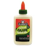 Green your school year by investing in eco-friendly school supplies such as this liquid glue made from plant materials.