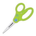 Green your school year by investing in eco-friendly school supplies such as these scissors with handles made from post-consumer materials.