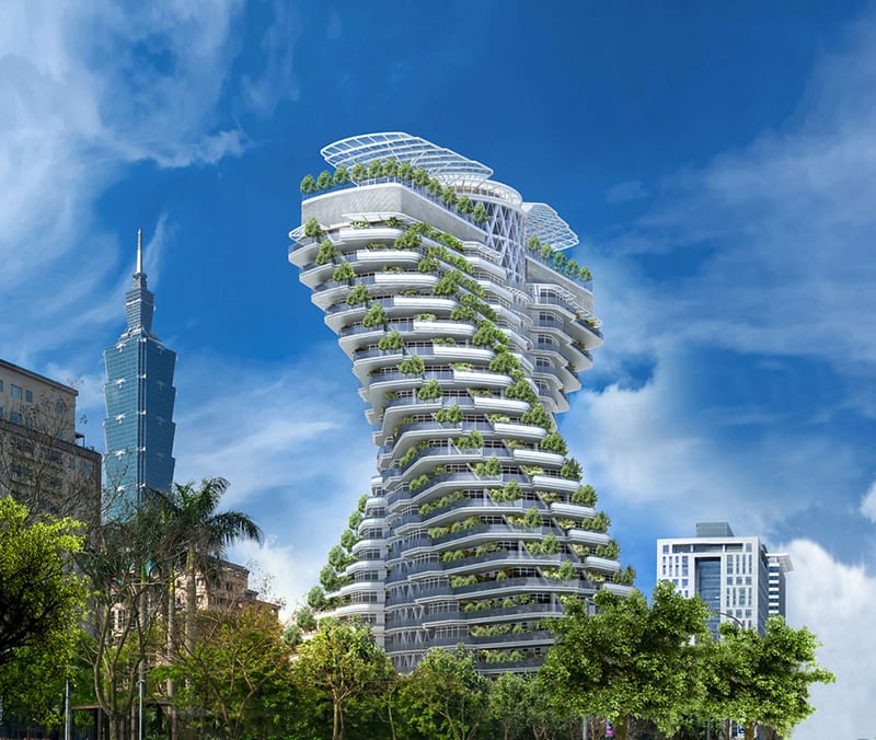 Architecture trends are constantly changing and are currently evolving toward sustainability thanks to innovative - and green focused - designers. Taipei's Agora Garden Tower goes above and beyond today's eco-conscious standards and acts as a living, breathing building.