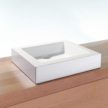 Looking to create an eco-friendly bathroom? It's the perfect opportunity to green everything - including your tub, sink, faucet, vanity and toilet! The company WETSTYLE makes their sinks out of a trademarked material composed of soy and mineral stone!
