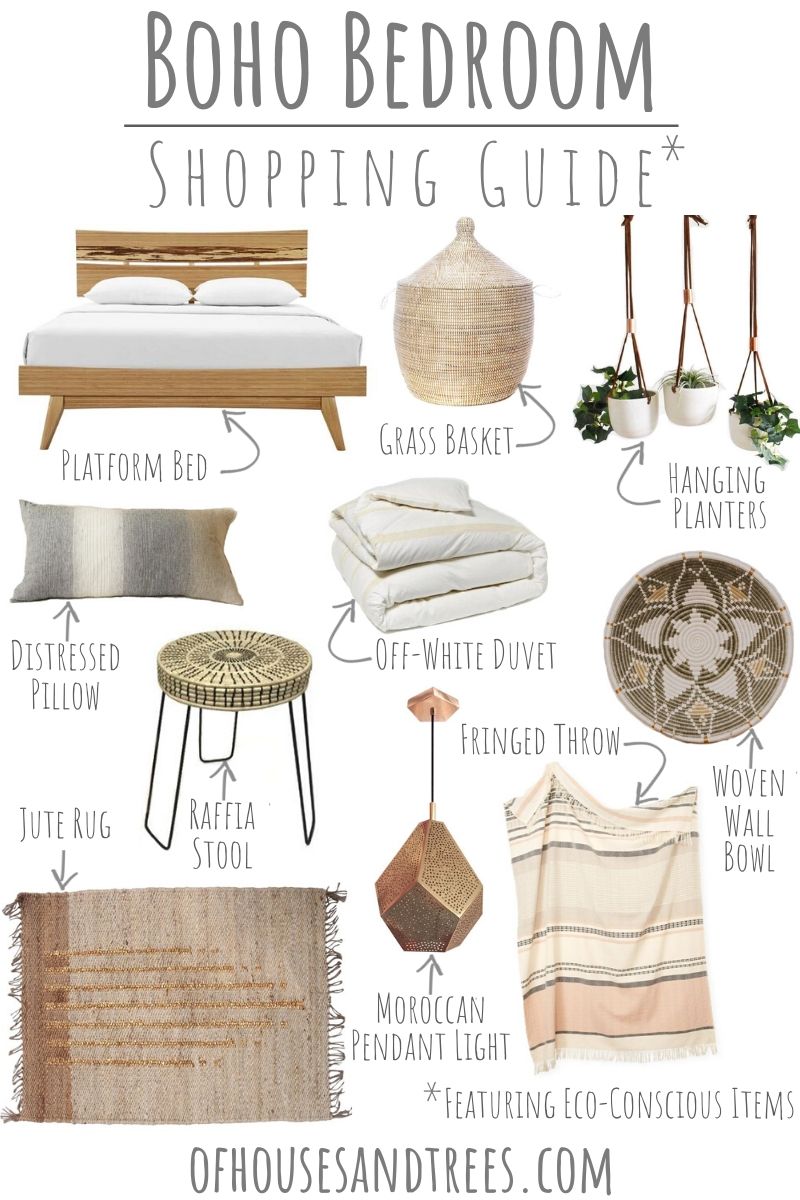 Boho Bedroom Shopping Guide | Bohemian Bedroom Decor