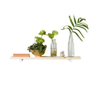 Creating a space that helps you feel peaceful and productive is the key to work-at-home success. And home office decor items like this floating shelf will do just that!