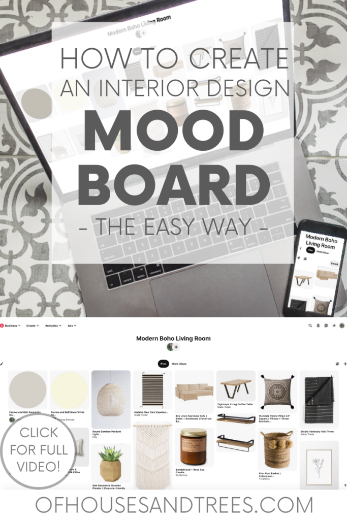 How to Create an Interior Design Mood Board - THE EASY WAY!