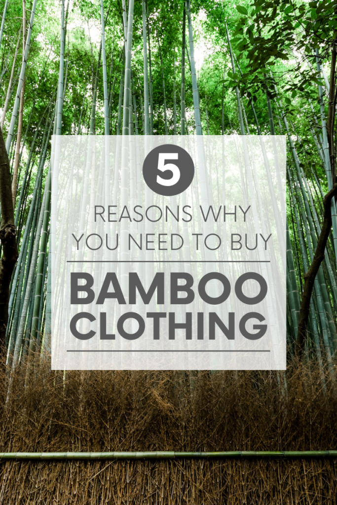 Why exactly is bamboo clothing such a sustainable option? I'm so glad you asked! Here are five reasons why you need to start buying bamboo.