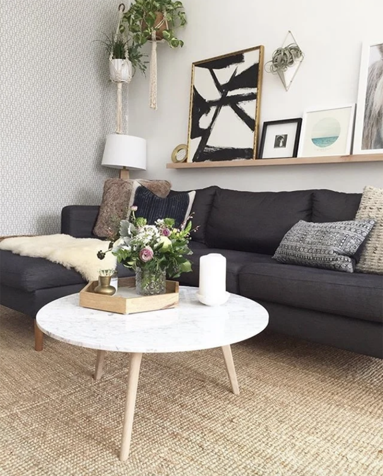 How To Create a Modern Boho Living Room | Of Houses and Trees