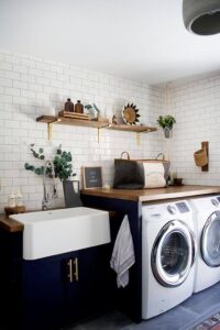 15 Small Laundry Room Makeover Ideas that are Pretty, Practical and Eco ...