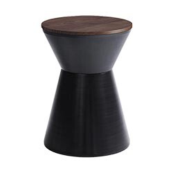 Think eco-friendly decor only works in bohemian or rustic-styled rooms? Think again! This side table from sustainable brand Burrow is perfect for an eco-industrial living space.