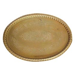 Think eco-friendly decor only works in bohemian or rustic-styled rooms? Think again! This vintage tray from Chairish is perfect for an eco-maximalist living space.