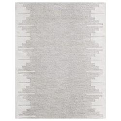 Think eco-friendly decor only works in bohemian or rustic-styled rooms? Think again! This rug from sustainable marketplace The Citizenry is perfect for an eco-industrial living space.