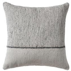 Think eco-friendly decor only works in bohemian or rustic-styled rooms? Think again! This pillow from sustainable marketplace The Citizenry is perfect for an eco-industrial living space.